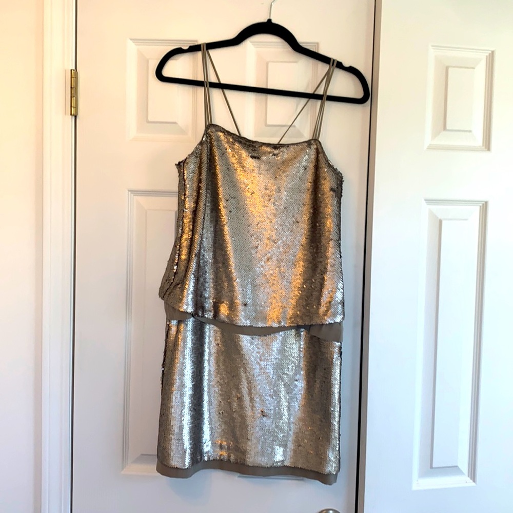 Banana Republic Strappy Sequin Dress NWT
